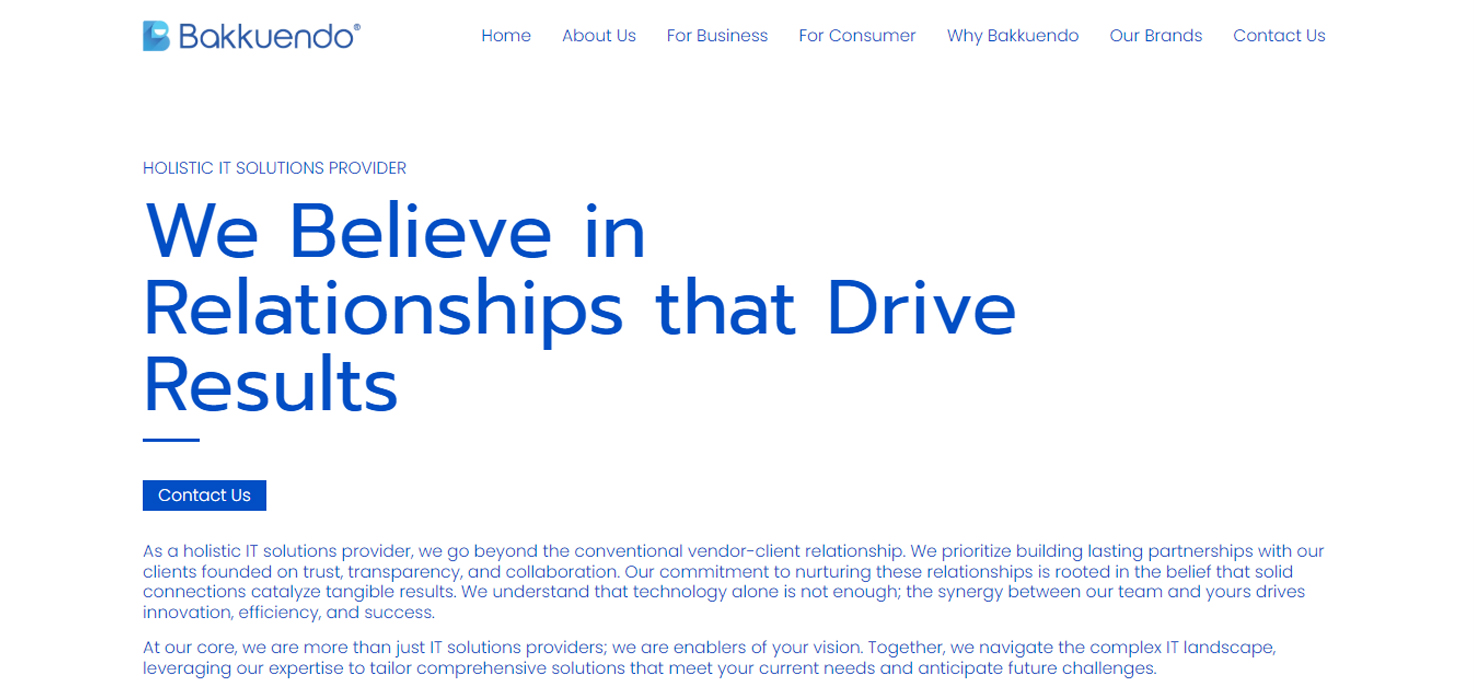 Project: Bakkuendo India – Holistic IT Solutions Platform